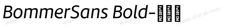 BommerSans Bold字体转换 BommerSans Bold字体转换
